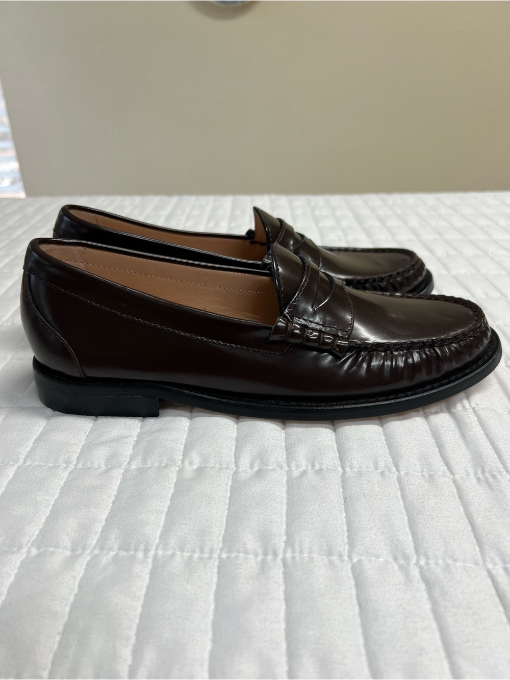 J. Crew New Winona penny loafers
Italian spazzolato leather Cocoa Berry Size 8 - Picture 4 of 10